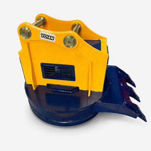Aimant de levage pour excavatrice avec moteur intégré : levage efficace de ferraille, accessoire pour engins de construction - Product Image 1