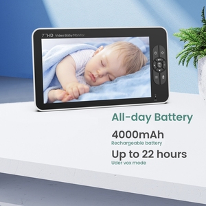 <span class=keywords><strong>Babyphone</strong></span> 7 pouces 720p Babycall avec soin de moniteur de bébé parlant dans les deux sens - Product Image 2