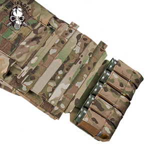 SINAIRSOFT Pochette tactique M203 auto-agrippante pour 5 chargeurs de 40 mm, compatible avec les harnais de poitrine, porte-plaques, gilets et accessoires abdominaux - Product Image 6