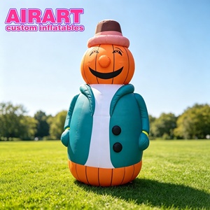 Calabaza Inflable <span class=keywords><strong>Gigante</strong></span> Personalizada para Halloween, Decoración de Jardín con Calabaza Inflable para Fiestas y Decoración de Césped - Product Image 1