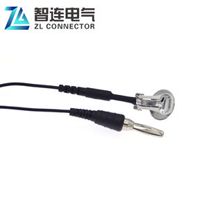 Cavo Medico Intrecciato Sottile Dritto Lucido Impermeabile Isolato 2.5M 4.0MM con Connettore a Banana a Clip Auricolare da 15MM - Product Image 5