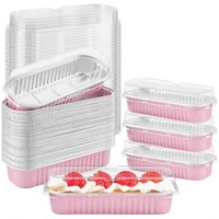 Conteneur en aluminium doré de 750 ml, résistant à la chaleur, jetable, boîte en aluminium pour la cuisson, qualité alimentaire PET, barbecue