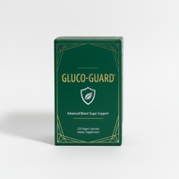 Gluco-Guard Advanced Blood Sugar Support 120 Capsules Végétaliennes Complément Alimentaire