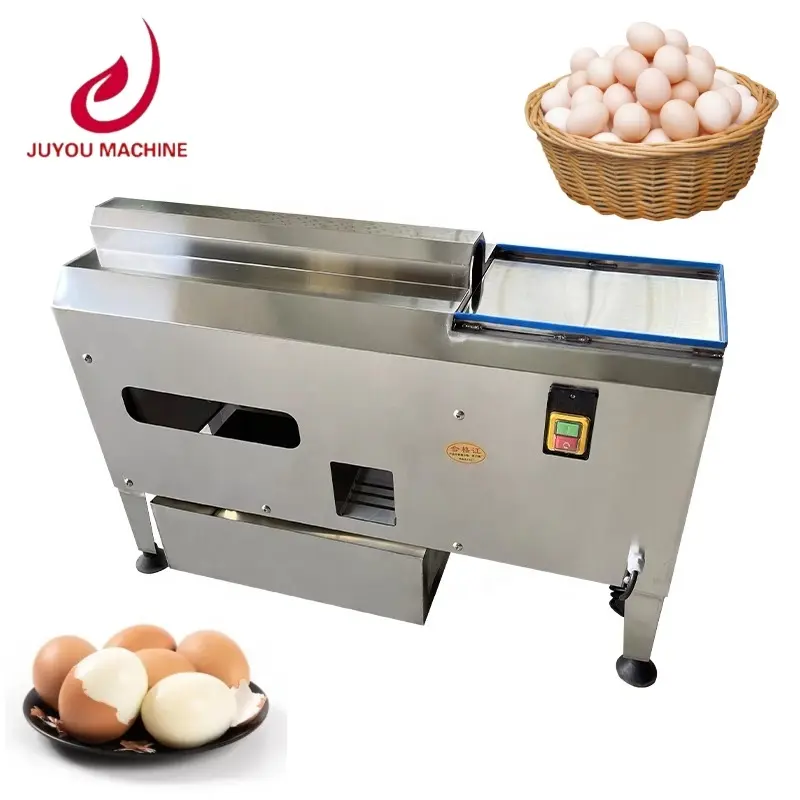Juyou Chicken Egg Skin Breaker Machine Eggs Skinning Machine Automatic Eggs Shelling Machine