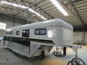 Remolque para Caballos de 7.5 Metros con Cuello de Cisne, Remolque de Lujo de Alta Gama para Caballos Grandes - Product Image 3