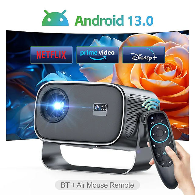 4K A10 Smart Projecteur Android 4k Portable Mini hd Video Proyector Wifi Home Video Smart Beamer