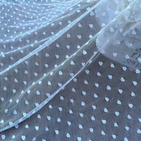 Tissu en tulle à pois en polyester à prix abordable Zeal