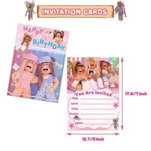 PAISTAR - Decoración para Fiestas Infantiles con Temática de <span class=keywords><strong>Roblox</strong></span>, Globos, Adorno para Pastel, Pancarta de Papel, Colores Personalizados, Gran Venta - Product Image 5