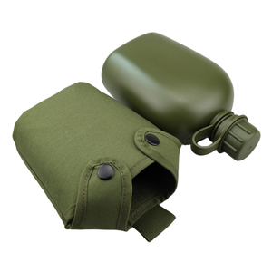 Free sample <b>Aluminum</b> <b>Water</b> <b>Bottle</b> Tactical Canteen Cups Tactical Cover Bag for Camping, Hiking, and Hunting Kettle - Product Image 3