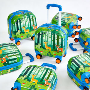 <span class=keywords><strong>Valise</strong></span> à roulettes pour enfant avec personnalisation de dessins animés multi-imprimés, <span class=keywords><strong>valise</strong></span> <span class=keywords><strong>rigide</strong></span> durable, bagage à main, <span class=keywords><strong>valise</strong></span> à roulettes en ABS - Product Image 6