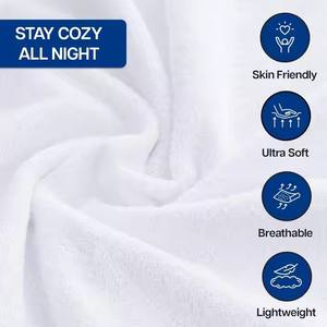 <span class=keywords><strong>Funda</strong></span> de colchón hipoalergénica 100% Protector de colchón de toalla de rizo <span class=keywords><strong>impermeable</strong></span> para Hotel - Product Image 4