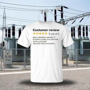 T-shirt d'inspection pour opérateur de poste de transformation, chemise de travail avec évaluation 5 étoiles - Product Image 3