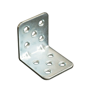 Plato Giratorio Ancho Perforado Acero Galvanizado 45X45mm Art. Placa de esquina de metal 112 SIPA - Product Image 1