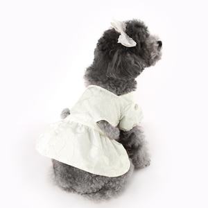 春と夏のテディキャットビション服2点セットトップ + スカートラブジャカード生地 - Product Image 2