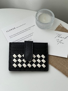 Porta carte con chiusura <span class=keywords><strong>a</strong></span> <span class=keywords><strong>scatto</strong></span> per negozio Online alla moda, Versatile, piccola borsa con tessuto tessuto alla moda - Product Image 3