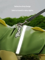 Imperméable pour animaux de compagnie, forme de dinosaure 3D, protection intégrale du corps, imperméable réfléchissant à quatre pattes pour chiens de petite et grande taille