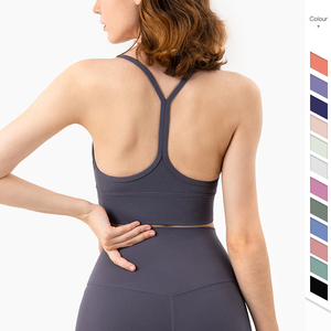 Vente en gros de soutien-gorge de sport personnalisé pour femmes haut d'entraînement de yoga sexy avec dos en Y soutien-gorge de yoga à bretelles - Product Image 1