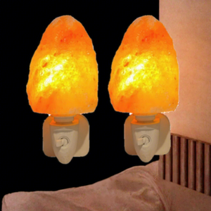 Lampe murale de nuit sculptée à la main en sel rose de l'Himalaya naturel, décoration intérieure, bien-être, Pakistan, moderne, Noël - Product Image 3