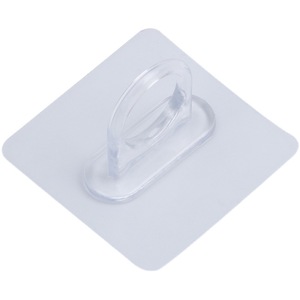 Manijas ocultas para puertas de armario, forma de anillo, plástico transparente, fácil instalación, diseño minimalista para cajones y armarios - Product Image 5