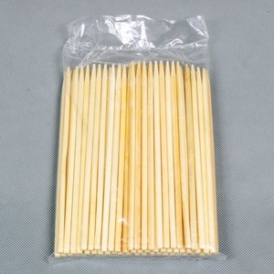 OEM Custom Logo Lucky Bamboo Skewers Long <strong>Disposable</strong> <strong>BBQ</strong> Sticks Eco-Friendly High Quality for Party Camping Fruit Food Packaging - Product Image 4
