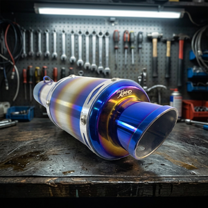 Custom Size New KAO Stainless Steel Scooter Motorcycle Exhaust Muffler System Aluminium Components for Retrofit/Upgrade Taiwan - Product Image 2