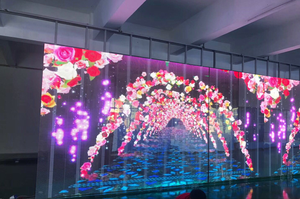 P10.4 P15.64 P20 P25 P31.25 mur de verre de construction polychrome <span class=keywords><strong>grand</strong></span> écran d'affichage led transparent <span class=keywords><strong>grand</strong></span> écran - Product Image 3