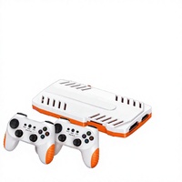 Consola de Videojuegos Aowatson X10 PRO 4K TV Inalámbrica 2.4GHz con Soporte para Dos Controles, Más de 50000 Juegos, 51 Simuladores, 128GB, Ecológica