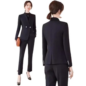 Women's Suit Set Polyester Formal Full Sleeve Spring Anti-Wrinkle Work Clothes - Product Image 5