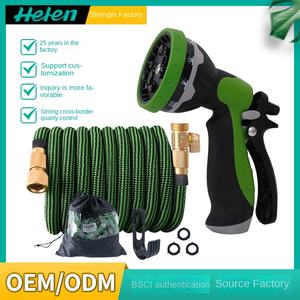Pour <span class=keywords><strong>Amazon</strong></span> Garden <span class=keywords><strong>Tuyau</strong></span> <span class=keywords><strong>d</strong></span>'eau rétractable haute pression Pistolet magique à 10 fonctions <span class=keywords><strong>Tuyau</strong></span> de nettoyage de jardin en plastique durable - Product Image 5