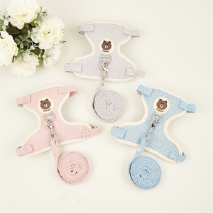 Correa para Perros Pequeños, Estilo Chaleco de Tela, Ecológica, con Remaches Sólidos, Anti-Estrangulamiento, Transpirable - Product Image 5