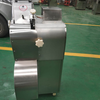 Industriële automatische groente- en fruit snijmachine voor uien, aardappelen, wortelen, aardbeien en paprika's.