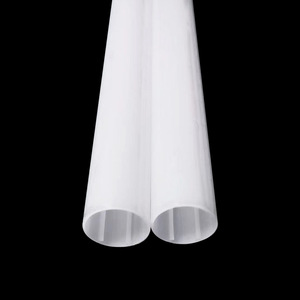 Naxilai nhựa <span class=keywords><strong>LED</strong></span> chiếu sáng Ống Acrylic T8 Acrylic <span class=keywords><strong>LED</strong></span> Strip ánh sáng rõ ràng khuếch tán ribed PMMA ống 1inch - Product Image 4
