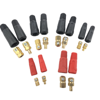 Connecteur rapide en laiton Dinse DKJ 35-50 Type D, prise mâle/femelle pour câble de soudage, joint de câble, prise de panneau, pièce de rechange TIG MIG