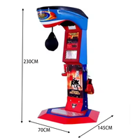 Machine de boxe de centre d'arcade Machine de jeu de boxe sportive commerciale Machine à pièces