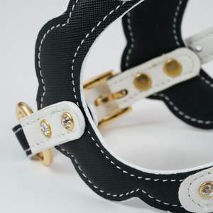 Waterproof Breathable Vegan <b>Leather</b> Dog <b>Harness</b> Padded Pet Walking <b>Harness</b> With Reflective Safety Strips Custom Size XXL XXXL - Product Image 5