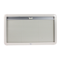 TYTXRV Accessoires RV 300*500mm Fenêtre latérale RV avec stores et moustiquaire Protection UV Fenêtres en acrylique à double vitrage
