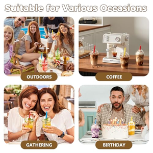 Gobelets en plastique en forme de U avec couvercle, en PET et PP, pour jus froid, desserts, impression personnalisée, gobelets transparents jetables pour thé au lait à bulles Boba - Product Image 4
