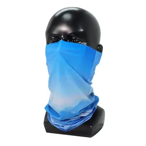 2024recycled polyester UPF 50+ Neck Gaiter Supplier 130 gsm multifunctional head bandana
