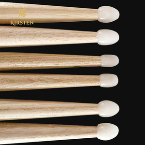 Dùi trống chất lượng cao, tùy chỉnh OEM, đầu nylon, kiểu cổ điển, tự nhiên, làm từ gỗ hickory, dành cho người chơi trống và người mới bắt đầu - Product Image 1