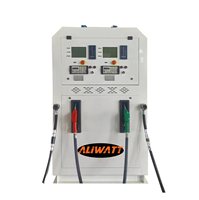 2000l 2 tuyaux Portable Conteneur Carburant Mobile Distributeur Mini Station Service Essence Station De Remplissage Distributeur De Carburant Avec Réservoir