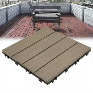 12 \ "hot bằng gỗ <span class=keywords><strong>Composite</strong></span> decking gạch cho ngoài trời DIY XF-N008E 300*300*25 mét cho công viên và sân sau - Product Image 6
