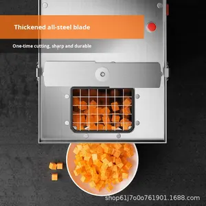 Cortadora Multifuncional de Verduras 3 en 1, Procesador de Alimentos Comercial para Restaurante, Cortadora de Verduras para Rebanar y Picar Rábanos - Product Image 3