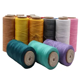 Wholesale Waxed Threads for Sewing Leather 1mm wax cord -180meters Waxed Cotton Cord for Jewelry String Bracelet