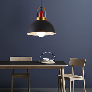 Luminaire industriel moderne et bon marché, lampe suspendue en métal colorée, décoration, lustre, luminaire suspendu pour restaurant - Product Image 5