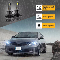 Ensemble d'ampoules LED pour projecteur VLAND 12V, ensemble de phares de voiture pour Toyota Corolla 2011 2012 2013