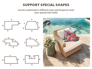 Custom Outdoor Square Bench Cushion Bay Window <strong>Seat</strong> <strong>Pad</strong> 100% Cotton Polka Dot Pattern Foam Filled OEM Brand - Product Image 6