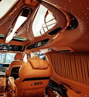 Kit intérieur de luxe style Maybach pour Mercedes Vito V-Class W447, sièges VIP Aero, plafond étoilé, télévision, Metris OEM Factory