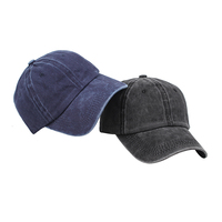 Gorra de Béisbol Retro Estilo Desgastado con Efecto Descolorido por el Sol, Personalizable con su Logotipo