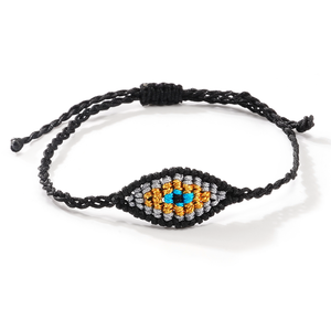 Pulsera <span class=keywords><strong>de</strong></span> Hilo Trenzado Hecha a Mano con Ojo Turco, Amuleto <span class=keywords><strong>de</strong></span> Protección <span class=keywords><strong>de</strong></span> la Suerte para Mujeres y Hombres, Regalo <span class=keywords><strong>de</strong></span> Amistad - Product Image 5