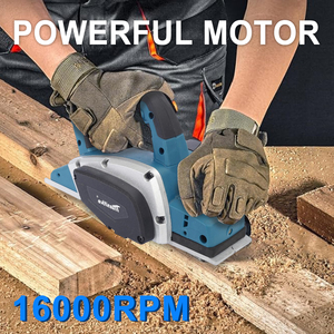 Herramientas de Trabajo Profesionales Ligeras, Mini Cepillo Eléctrico Portátil para Madera - Product Image 2